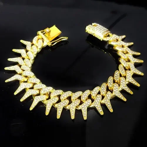 Wholesale Custom 6-16mm PVD color high quality Hip Hop Cuban Curb Link Men Miami 18k Gold Chain Necklace