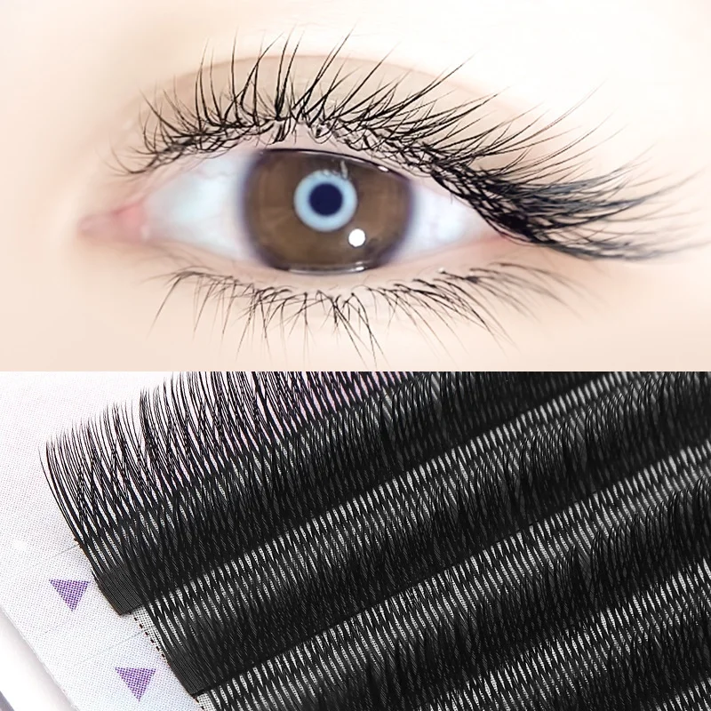Customization YY W Shape Lash Extension Mesh Cilios Hand-woven Clover 05 07 C D Lash De Pestaas Easy Graft Cilia YY Lash