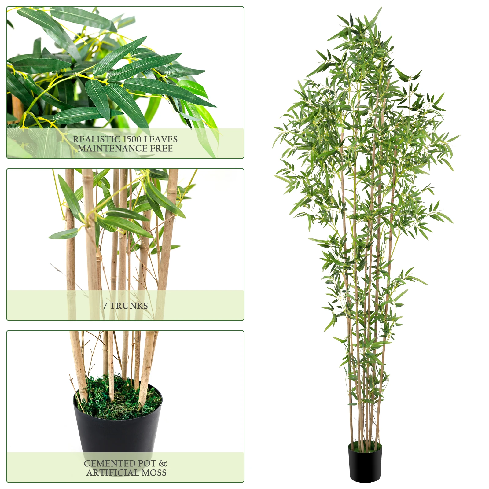 Wholesale Nearly Natural Leaf Artificial Plant Fake Decorative Tree Artificial Tree for Indoor Decoration