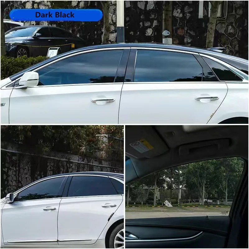 1.52*30M Black Car Window Foils Tint Tinting Film Car Auto Home Decorate Window Glass Film Solar UV Protector Window Sticker Fil