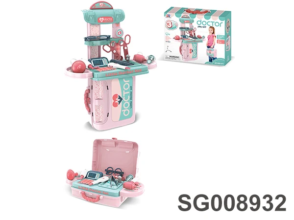Kids mini 2-in-1 simulation medical equipment toys doctor box suitcase toys play sets