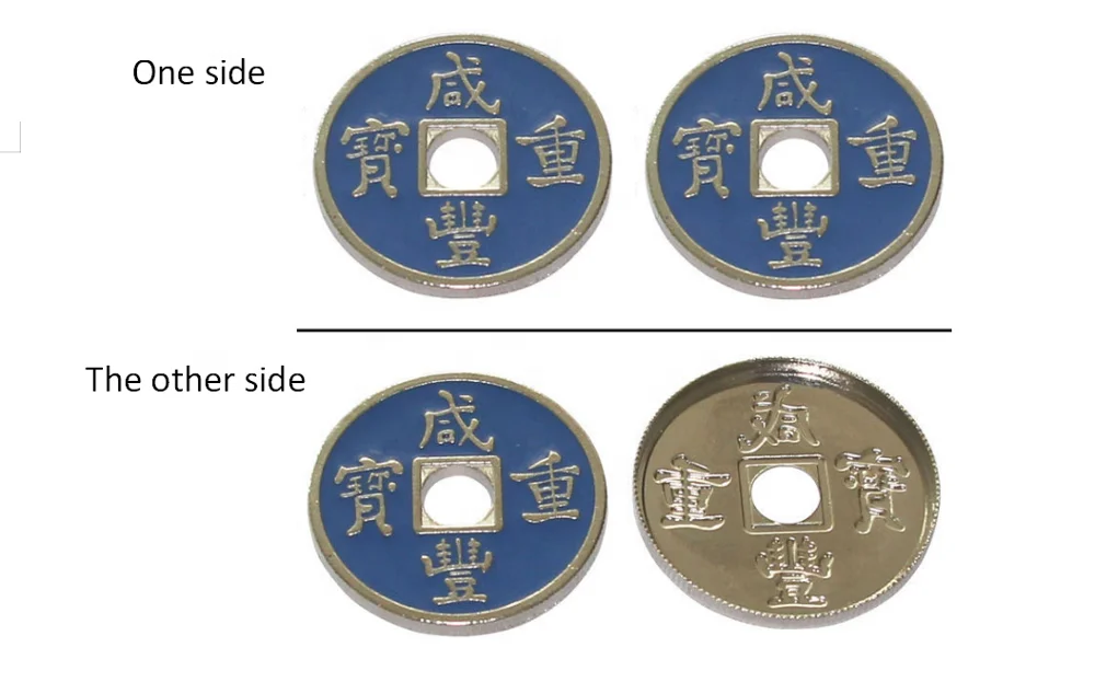 Custom Wholesale Chinese Coin Suit Magician Magic Props Chinese Coin