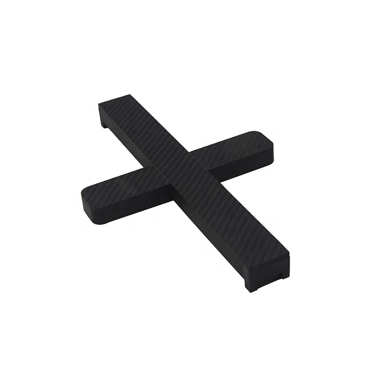 Factory customized hot press moulding cnc thick carbon fiber cross
