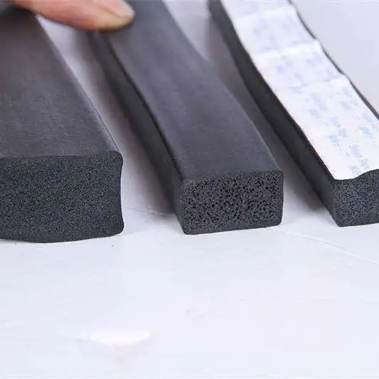 Custom self adhesive epdm rubber foam sponge seal gasket tape sheets for gap filling
