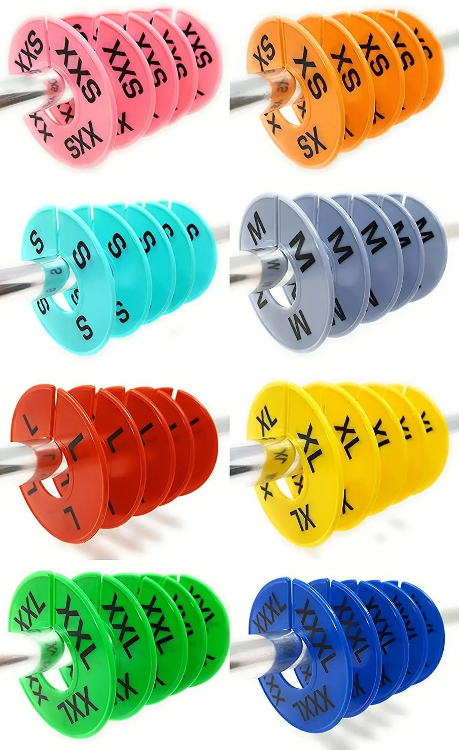 Colorful  Size Divider Tray Plain Organizer Clothing Store Clothes Divider