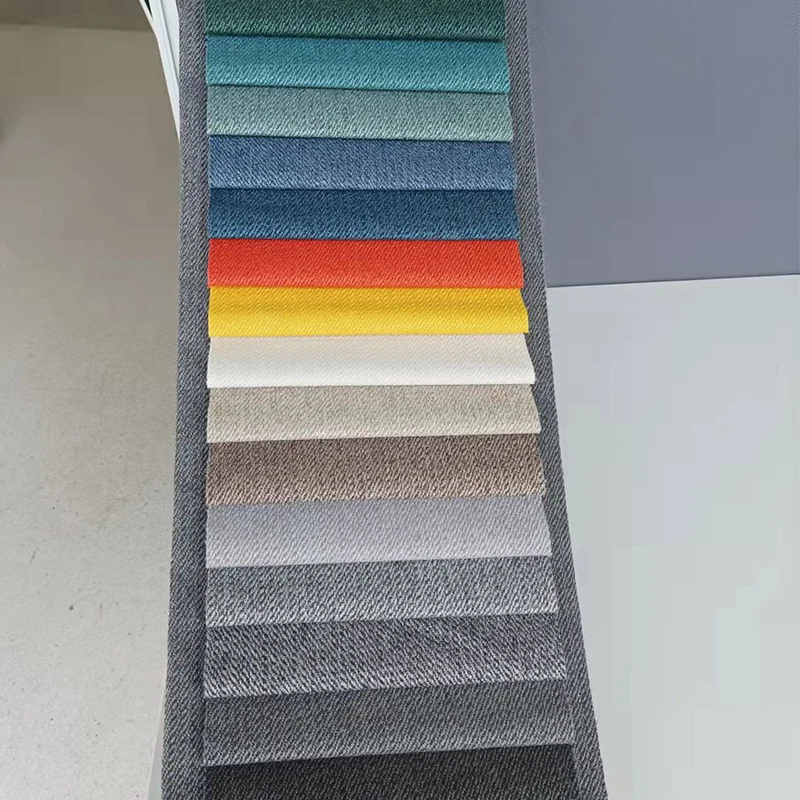 instock cheap multicolor 270GSM upholstery fabrics for sofas and furniture