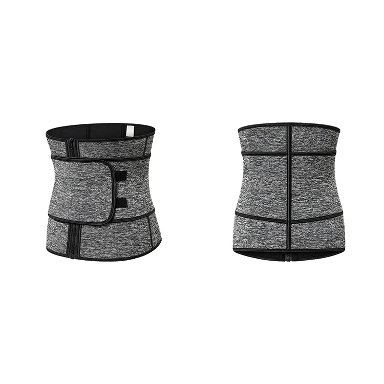 
Zipper Body Shaper Abdominal Compression Cincher Sweat Steel Bone Waist Trainer 