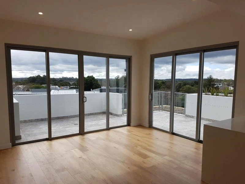 Low-e Tempered Double Glass Bi Folding Doors Sliding Type Bi Fold Doors For Patio Exterior