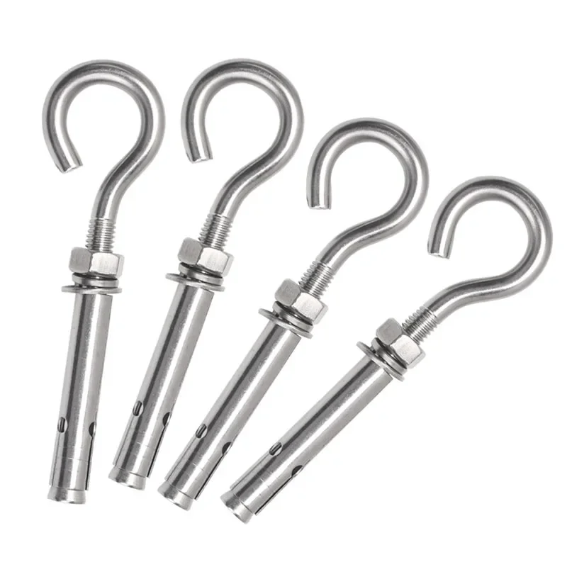 M6 M8 M10 M12 Expansion Hook 201/304 Stainless Steel Open Hook Screw Anchor Bolt