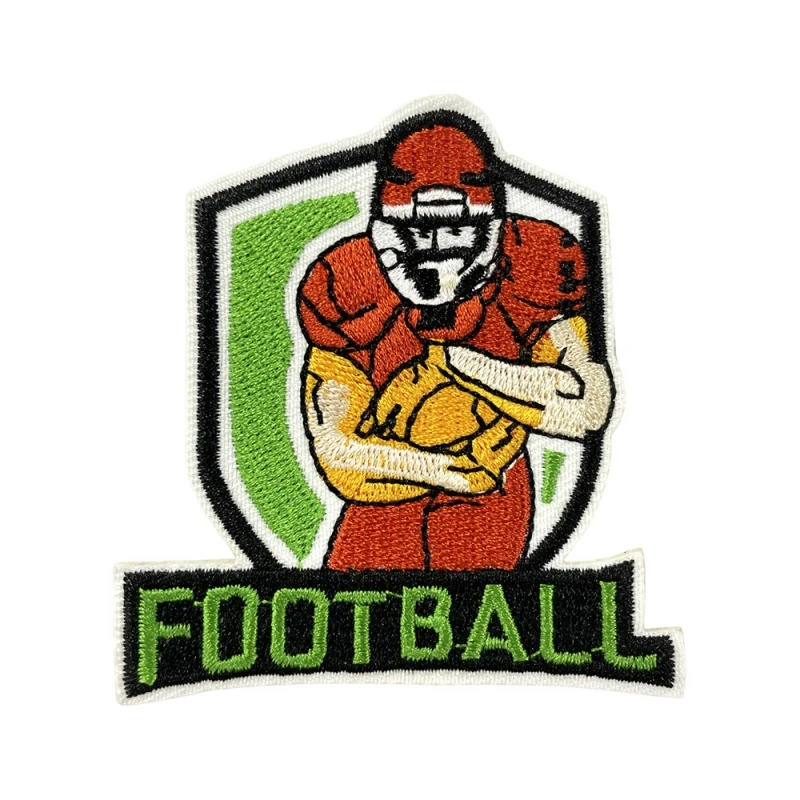 Индивидуальный заказ Американский футбол Вышивка патч низкий MOQ одежда NFL регби вышитые патчи на Железный Декор Одежда
