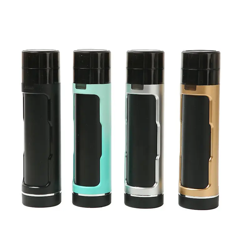 Custom Logo Newest Manual Plastic Herb Spice Flower Funnel Filler Smoking Accessories Tobacco Grinder With Storage Case