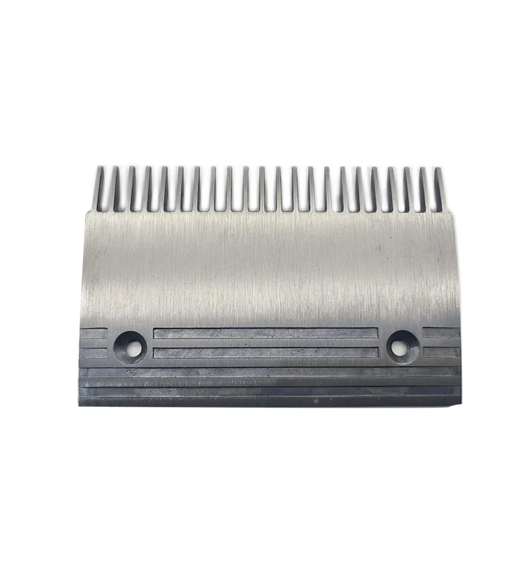 Escalator Part Aluminum Comb Plate Size 197*130mm 22 Teeth Center