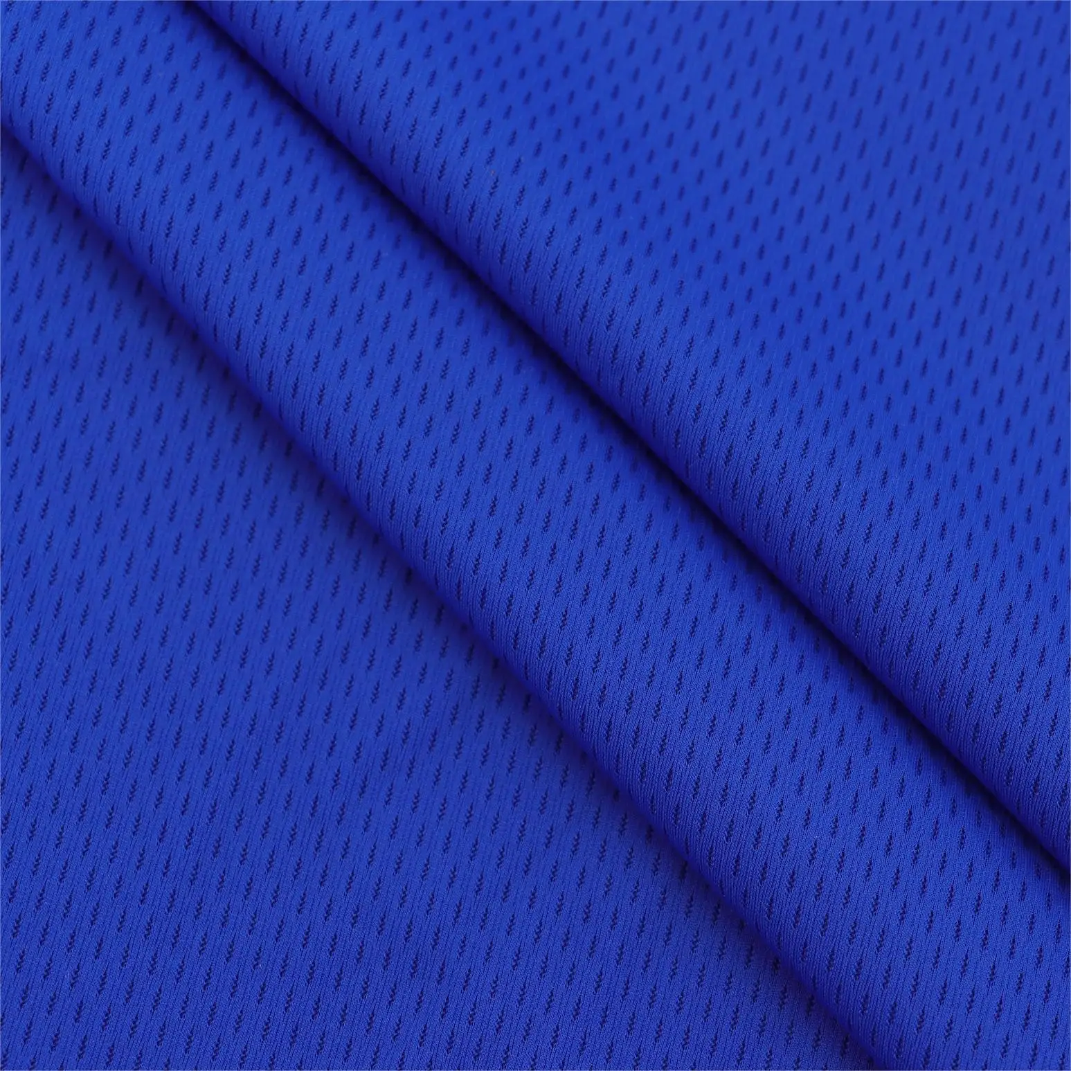 High Elastic Eyelet 160gsm Mesh 95%Nylon 5%Spandex Stretch Knit Jacquard Fabric for Sports T-Shirts and Pants