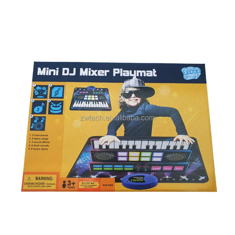 Hot Selling Dancing Mats Games 8 Instruments Adjustable Volume 2 Sound Effects Early Educational Toys for Children Gifts