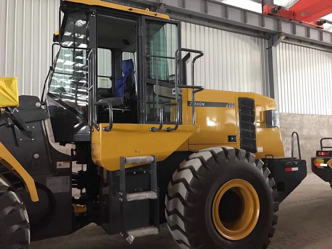 Chinese 5 Ton Wheel Loader ZL50GN Loader XC958 5T Loader with 3.0m3 Rock Bucket