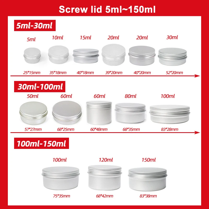 5~1000ml screw window lid tennis ball round cola 330ml spice food wooden empty metal tea aluminum tin cans
