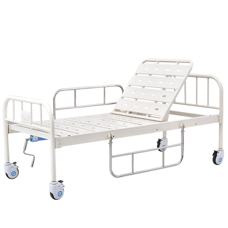 Best quality the second hand hospital beds price medical bed with stainless steel bed head and foot board