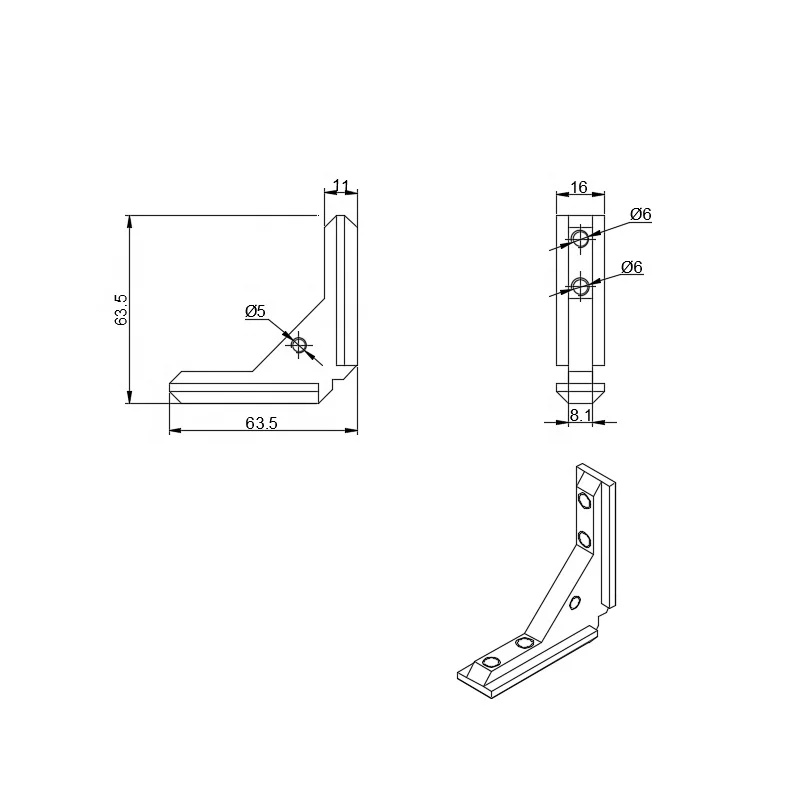 OB Стиль Литой Алюминий 40J 90 градусов внутренний угловой кронштейн соединитель для алюминиевого профиля