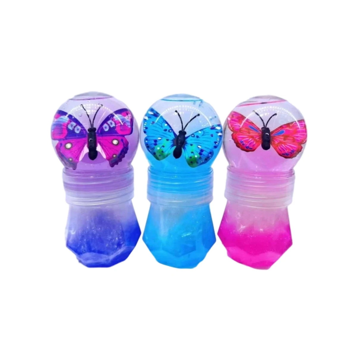 Ball Butterfly Double Color Cloud Clay Starry Sky Ice Cream Slow Rebound Crystal Mud toys for children