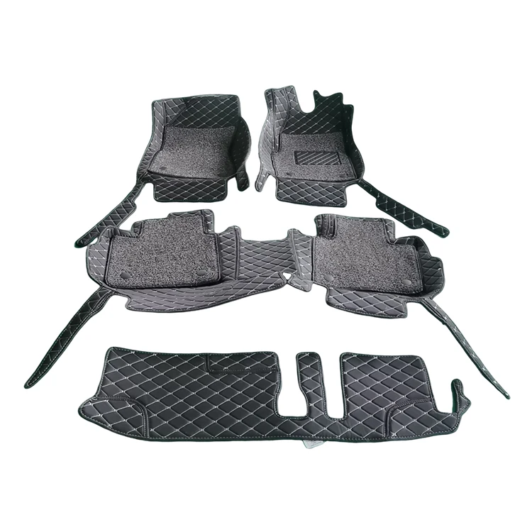 7D Customized New Design Car Floor Mats  4 Pieces Double Layer For Xpander 2013 Carpet