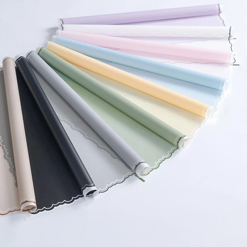 Solid Flower Wrapping Paper Waterproof Floral Bouquet Wrapping Paper Florist Supplies Packaging Paper for Wedding Gift DIY