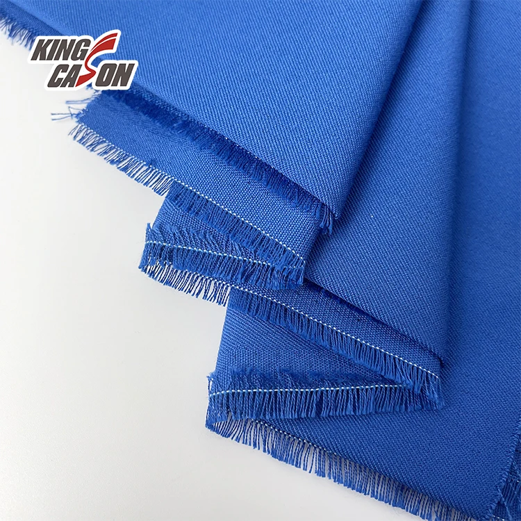 Kingcason Uniform Warp Knit Polyester Jersey Fabrics Custom Pajamas Shimmer Viscose Blazer Aramid Fabric