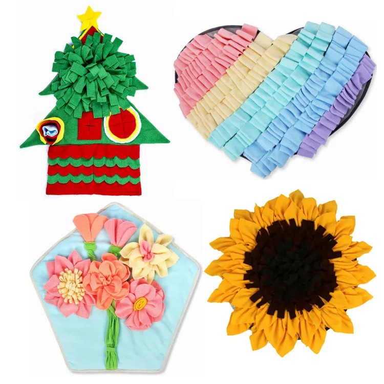 
Amazon Hot Sale Slow Feeder Feeding Training Snuffle Mat For Dogs 