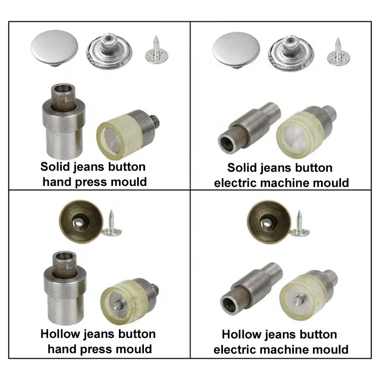 Wholesale Punching Machine Dies Manual Jeans Button Install Die Sets Jeans Button Punch Tool