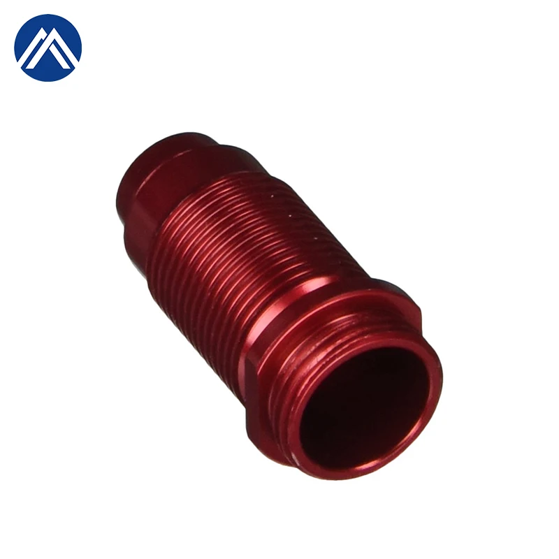 custom OEM CNC turning parts lathe machined fabrication metal screw tube and thread pipe tube