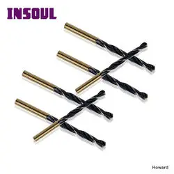 INSOUL 4-30 мм длина 110-1000 прямой хвостовик из черного оксида биты быстрорежущей стали кованые металлические режущие микро ручные сверла Спиральные Биты
