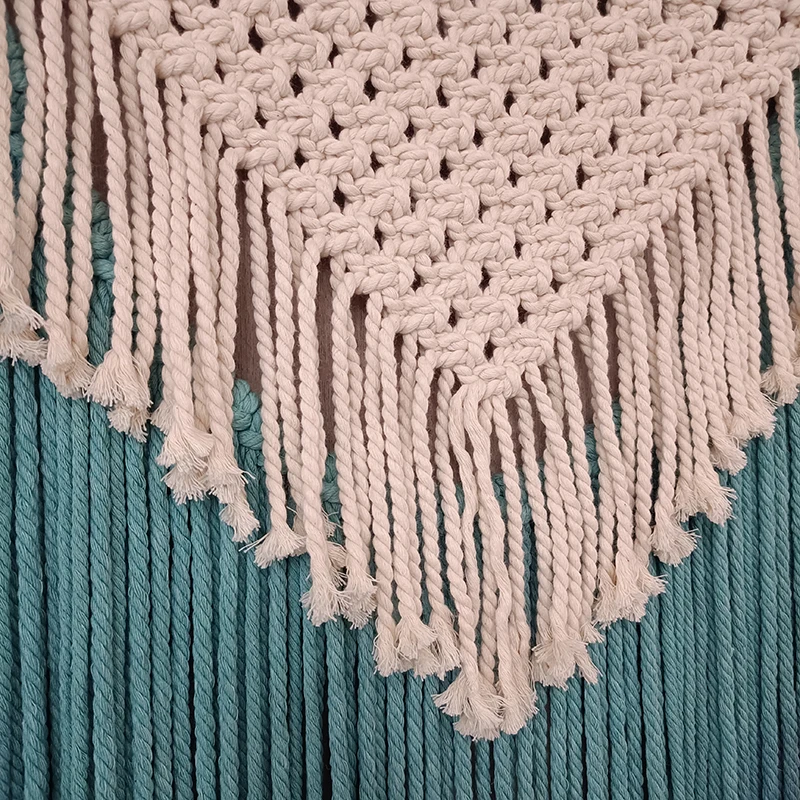 Cotton Home Decoration Items Woven Wall Hanging Art Modern Wool Yarn Decoration