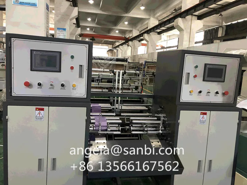 
Plastic Automatic Garbage /Trash Roll Bottom Sealing PE Nylon Bag Making Machine 