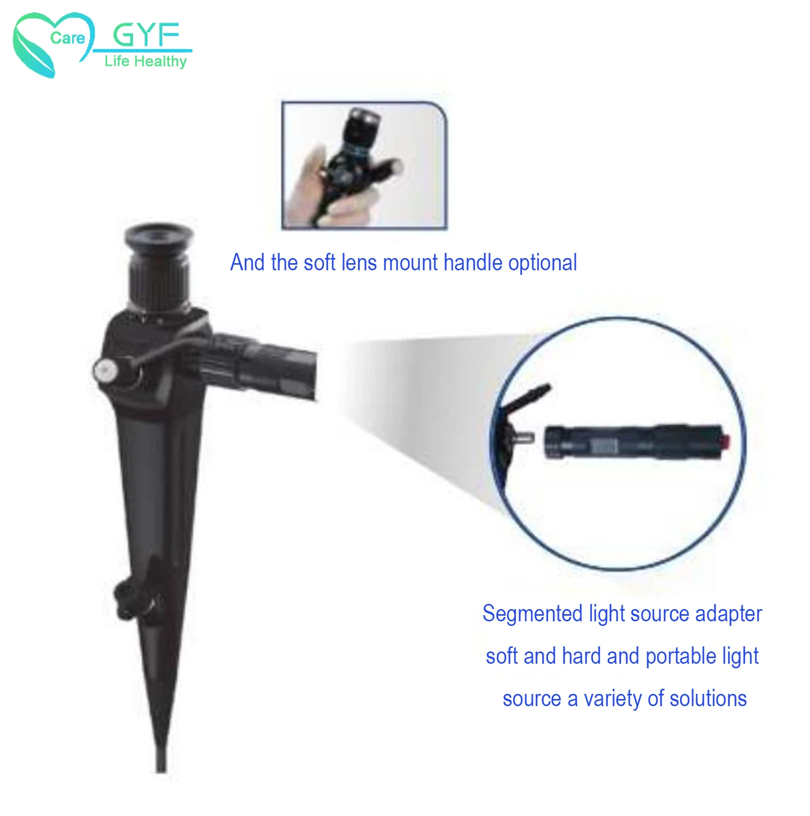 
Waterproof fiber optic flexible cystoscope camera medical full HD endoscopic camera system 
