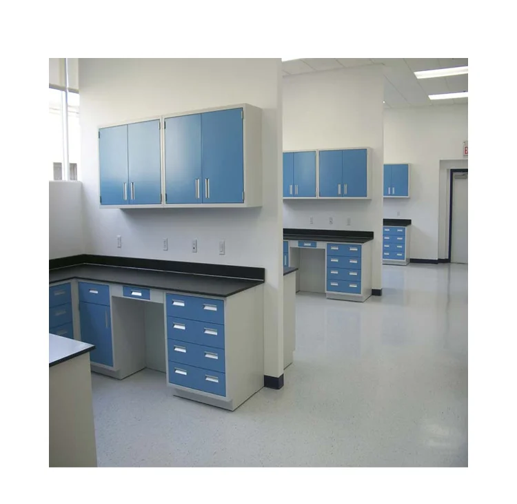 Hot Sale Lab Furniture Chemistry Lab Corner Bench Wall Lab Table
