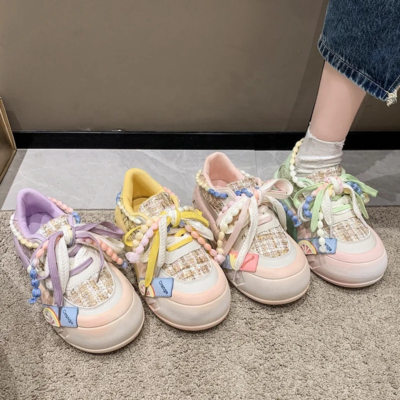 2023 New Autumn Arrival Breathable Comfortable Sneaker Fashionable Walking Style Casual Flat Shoes For Women