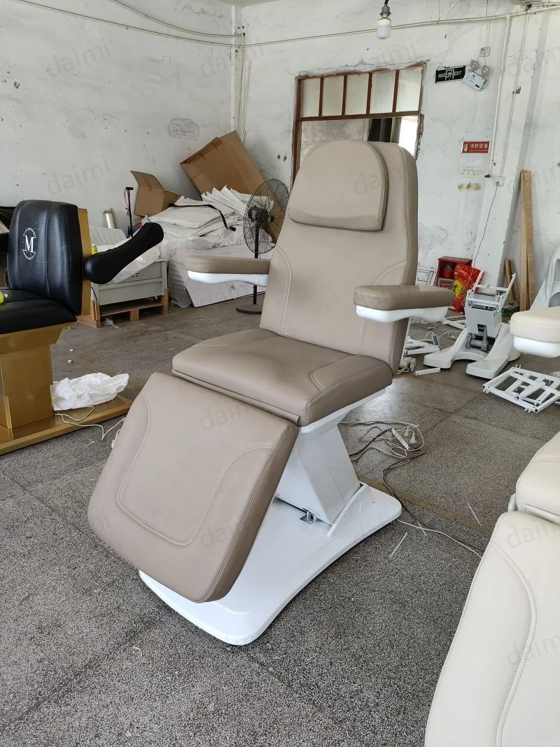 Luxury Electronic Medical Spa massage tattoo Facial beauty therapy salon chair 3 4 motors black electric beauty bed