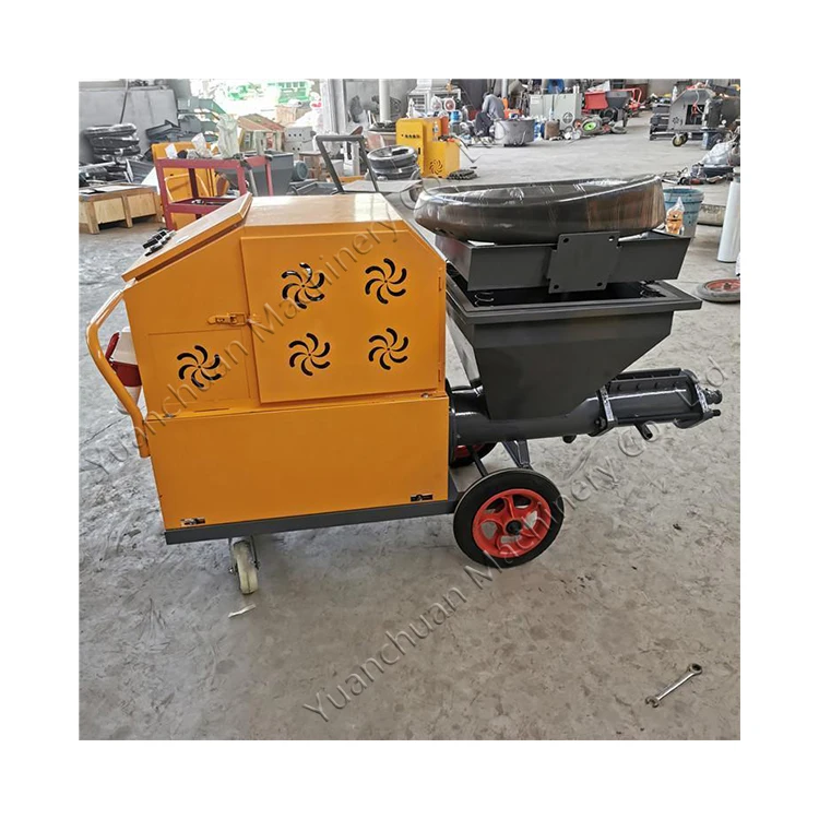 Small cement mortar spraying machine Fully automatic wall painting machine