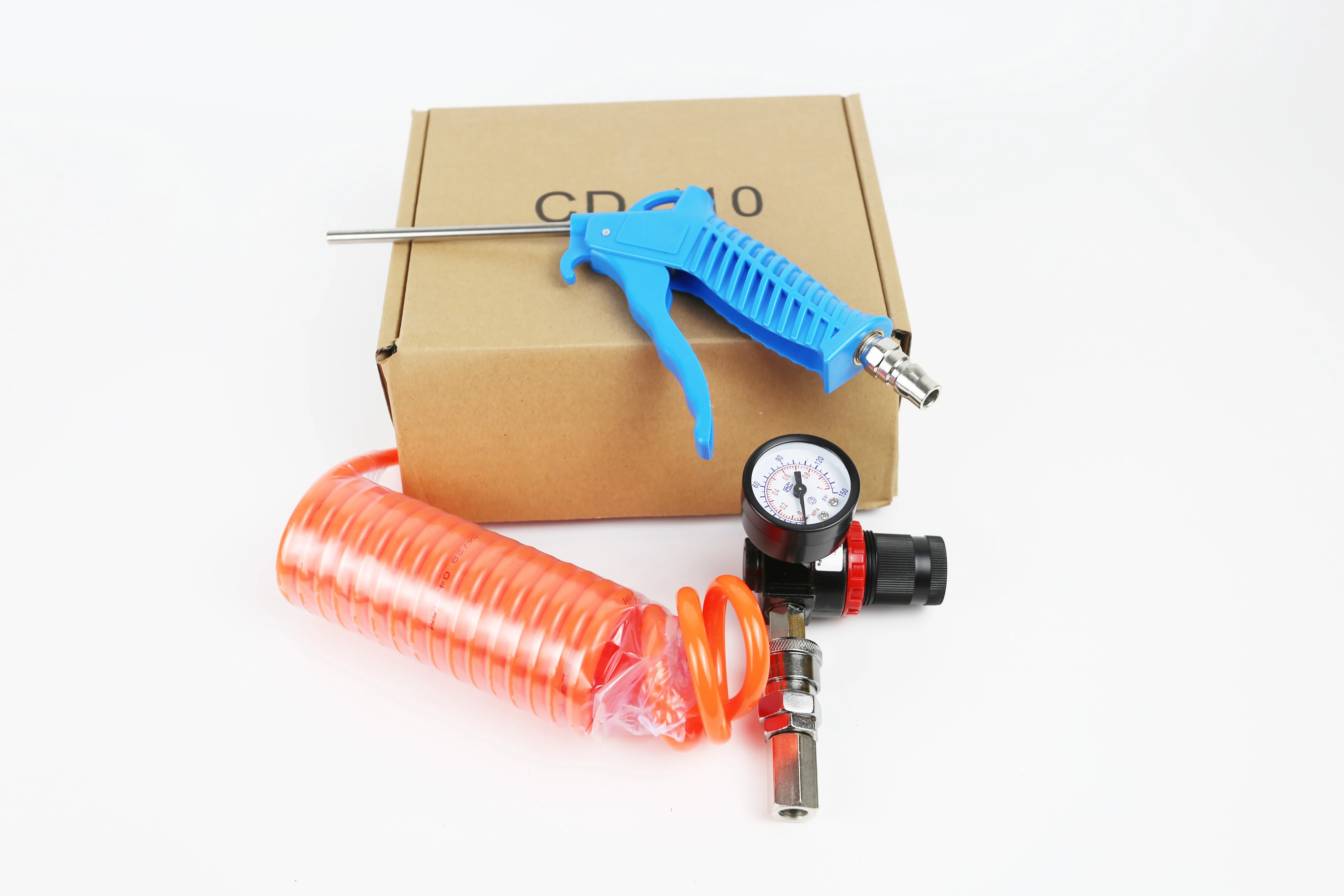 Good Quality High Pressure Helium Reducer Regulator Brass Balloon Filler Regulator With Spray Probe Gun for Party Wedding Decor