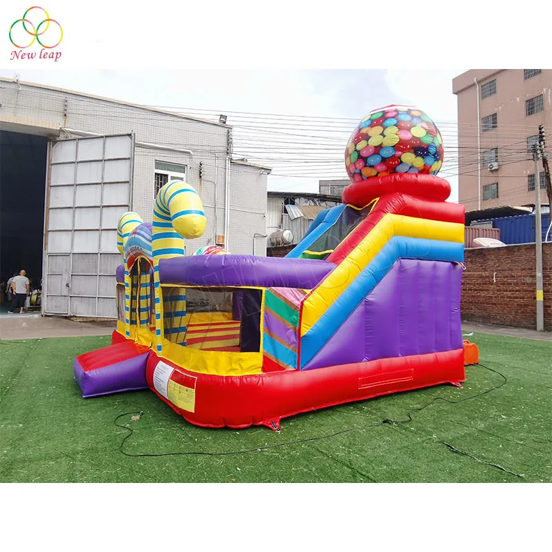 bouncy castle candy shack jumping inflatable combo for kid zone