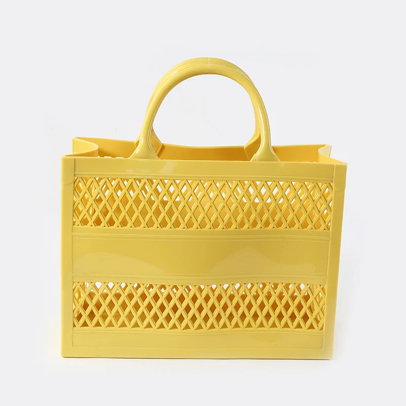 Guangzhou Supplier New Plastic PVC Purse for Girls Retro Style Jelly Purse Cute Beach Bag