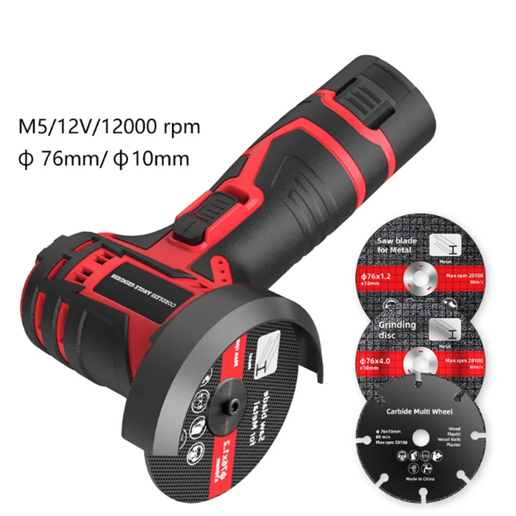 OEM Brand Electric Tools Custom Logo Cordless Angle Grinder Variable Speed Cutting Polishing Machine lithium Angle Grinder