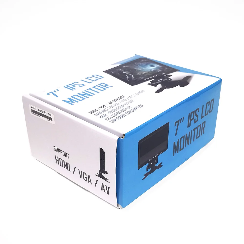 Display Screen Factory Wholesale 7 8 10Inch Multi-interface Hd Computer Mini Portable Lcd Tv Monitor With Speaker Av Vga Input