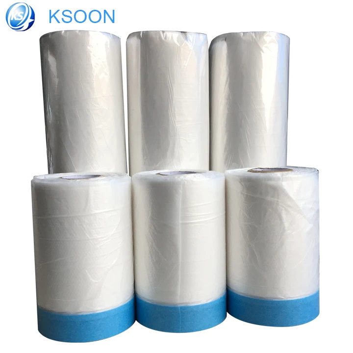 Painting Cover Masking Film Automotive Spray Protective Car Painting Masking Paper Film