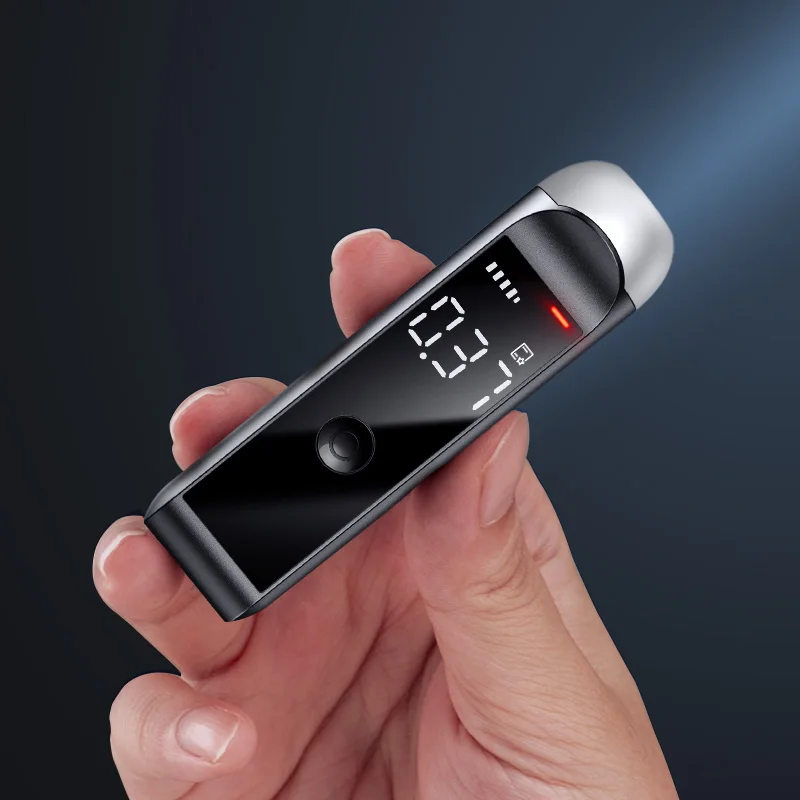 Buy Breathalyzer alcoholmeter new design Alcotester breath alcohol tester l can OEM color for home/personal use/gift 1000