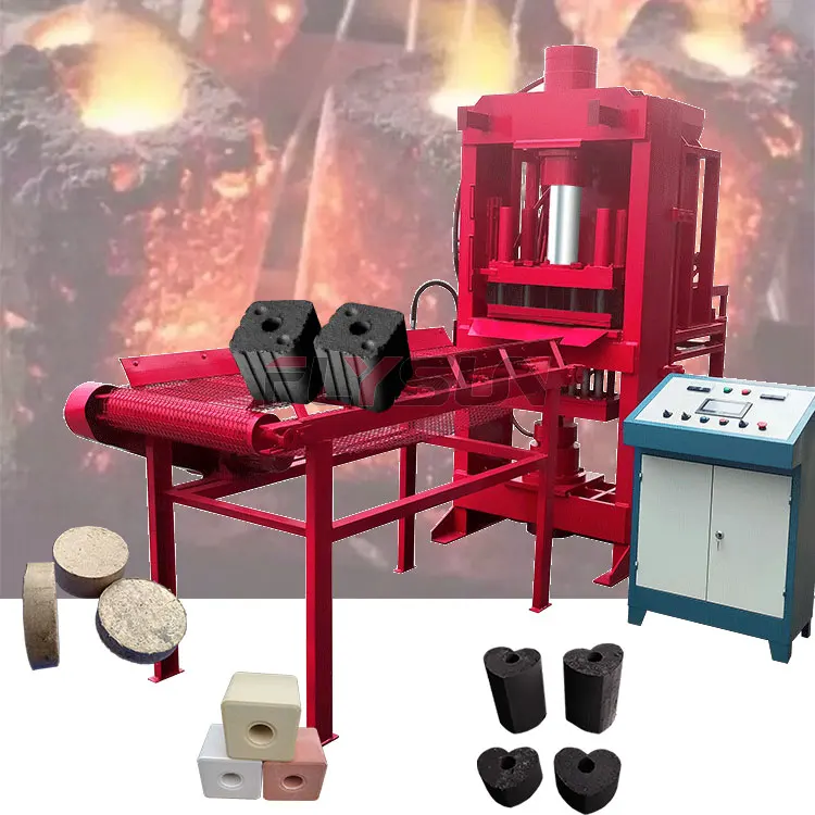 A Charcoal Charcoal Briquette Molding Machine With Excellent Pressing Effect Charcoal Punching Type Briquetting Machine