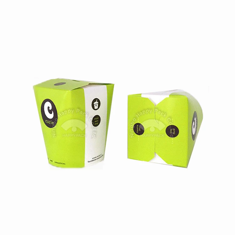 disposable paper take away round paper noodle box food container custom colour logo