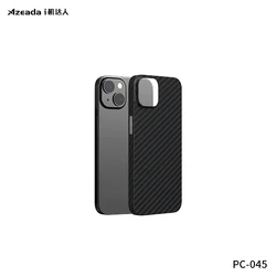 PRODA/AZEADA Super Slim Carbon Fiber Case for iPhone 14 13 12 11 Ultra Thin Protective Mobile Phone Cover