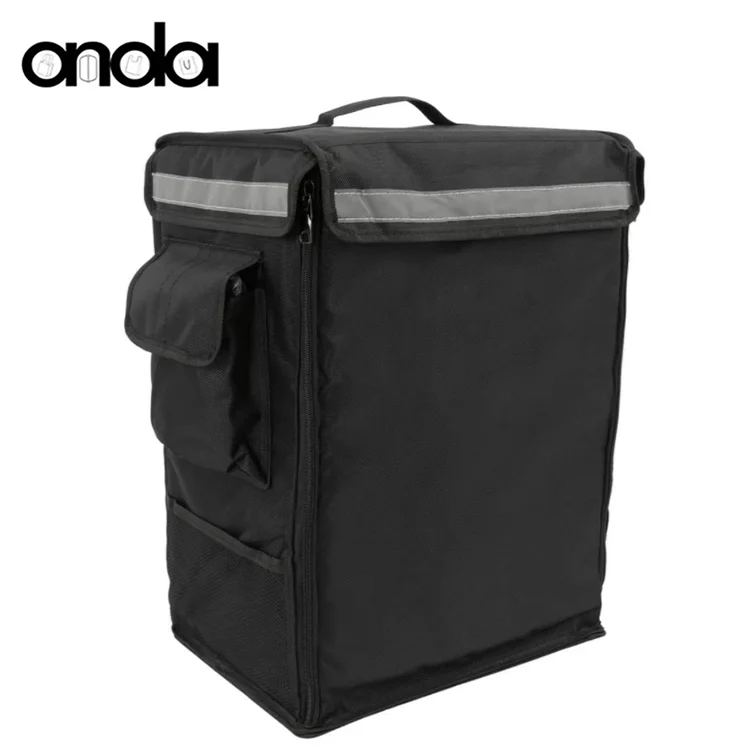 Large capacity cooler bag custom logo waterproof  food delivery backpack pizza bag scooter backpack for food