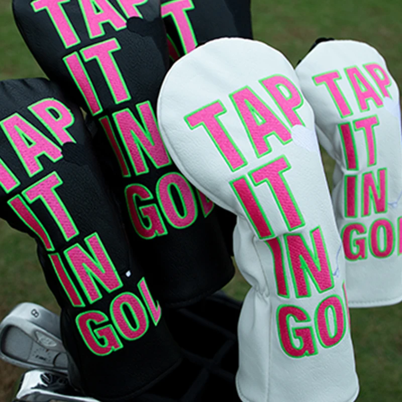 Fashionable Patterns Golf Head Covers Set for Chic Golfers