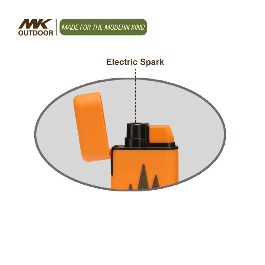 MK butane lighter gas candle electric windproof electric rechargeable arc lighter